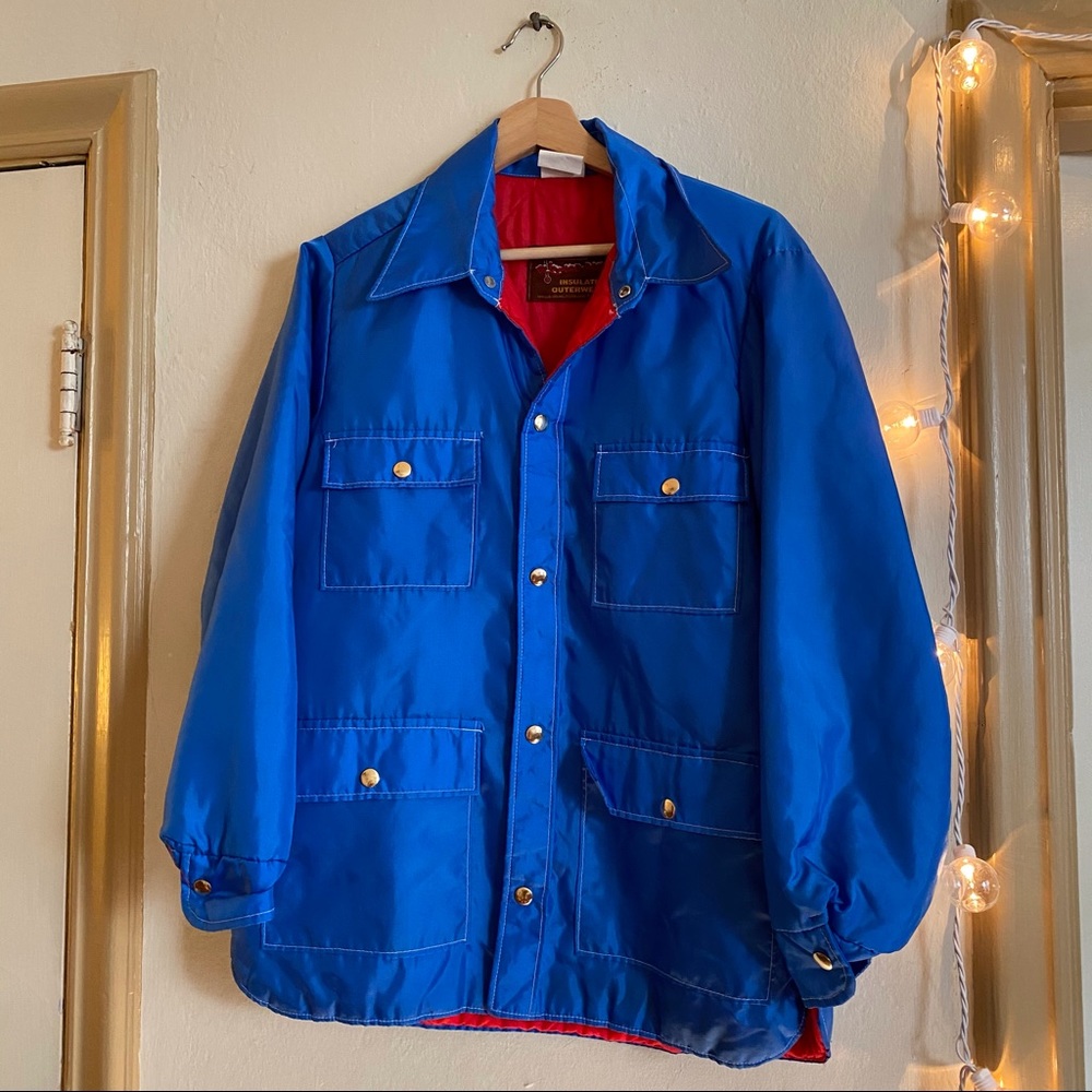 VTG Walls Quilted Windbreaker Chore Coat Unisex